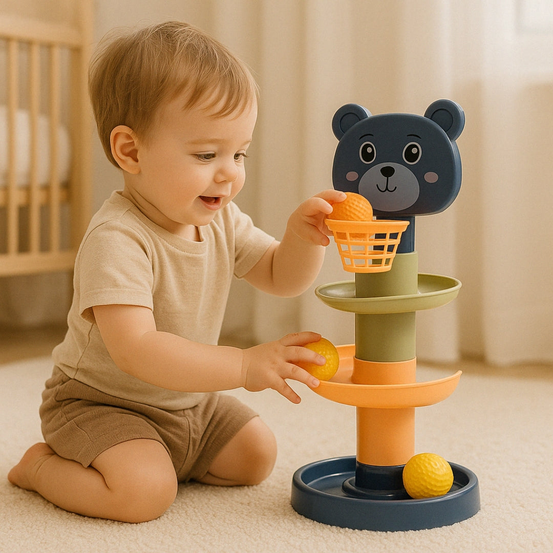 Ball Slide Tower – Dynamic and Colorful Early Learning Toy