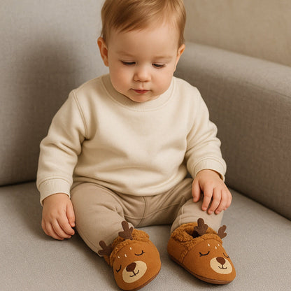 Deer Baby Slippers – Comfort &amp; Fun for Winter