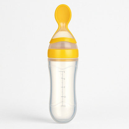 Silicone Baby Bottle and Spoon – Feed Baby with Precision and Tenderness