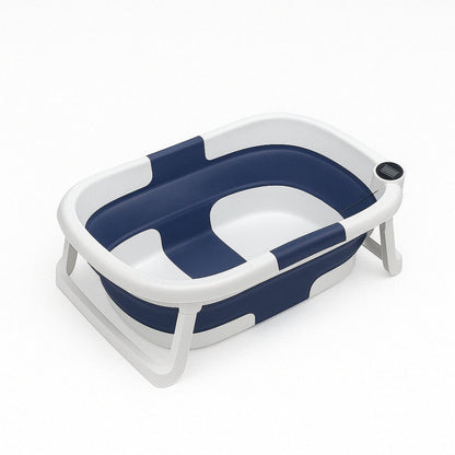 Folding Baby Bathtub with Thermometer – Safety and Comfort Every Day