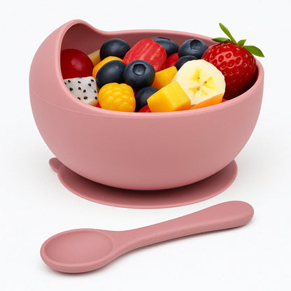 Non-slip silicone bowl – Learn to eat without spills