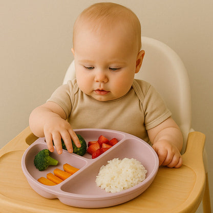 Divided Baby Plate – Practical, Elegant, Non-Slip