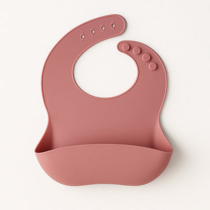 Soft Bib with Pocket – No-Spill Meals