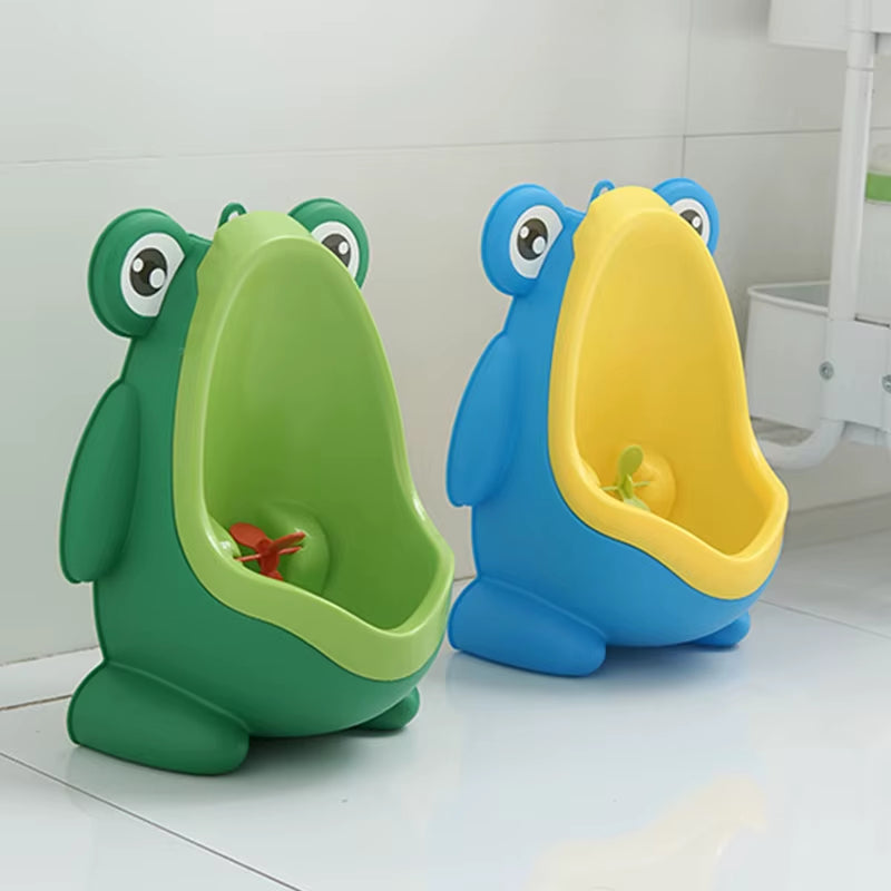 Cartoon Baby Toilet Urinal Boy Wall-Mounted Urinal Frog Shape Boy Standing Urinal Toilet Training Urinal Pot Bébé Toilette